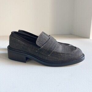 Vintage Early 2000s DKNY Canvas Upper Classic Loafers 7M